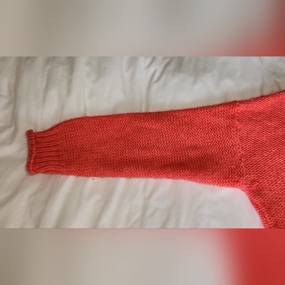 Anthropologie Cropped Knit XS Alpaca/Wool Blend Turtleneck Sweater - Picture 5 of 10